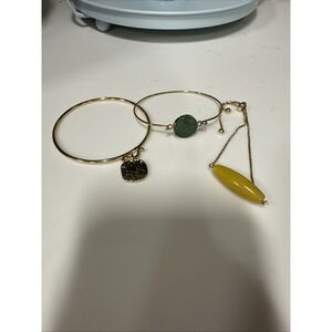 Lot Of 3 Bracelets  Unmarked‎
